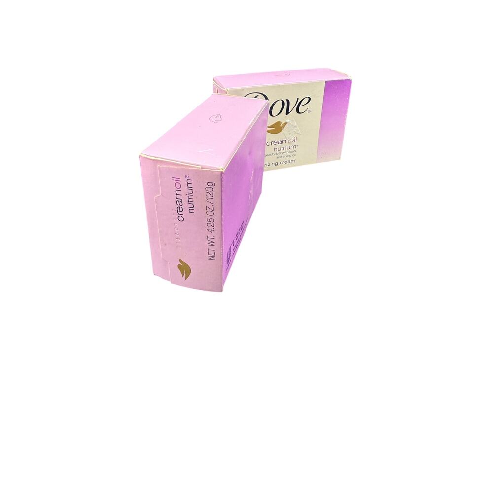 🕊️ Dove Cream Oil Beauty Bars Lot 2 Moisturizing Y2K Bathroom Shelfcore New - Picture 2 of 2